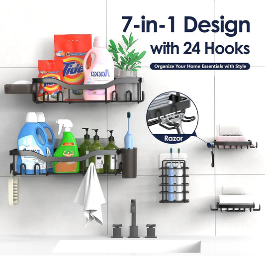 Supplier seven-in-one layout with accessory-hook graphic