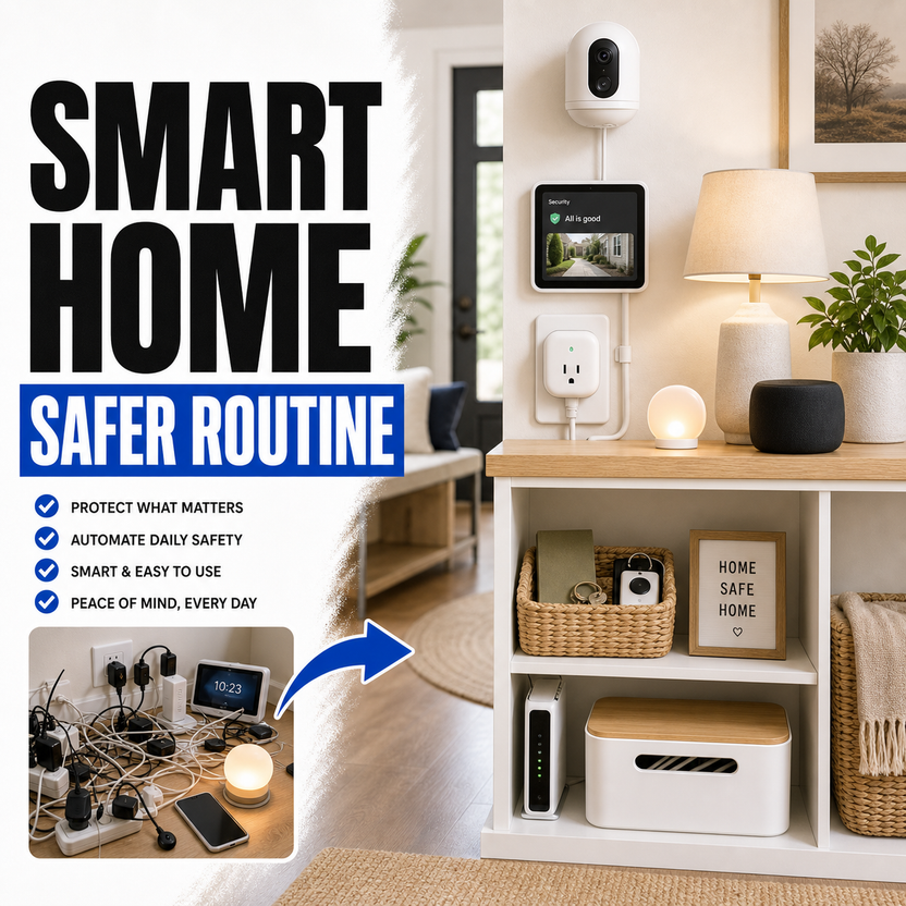 Smart home essentials for safer everyday routines before and after