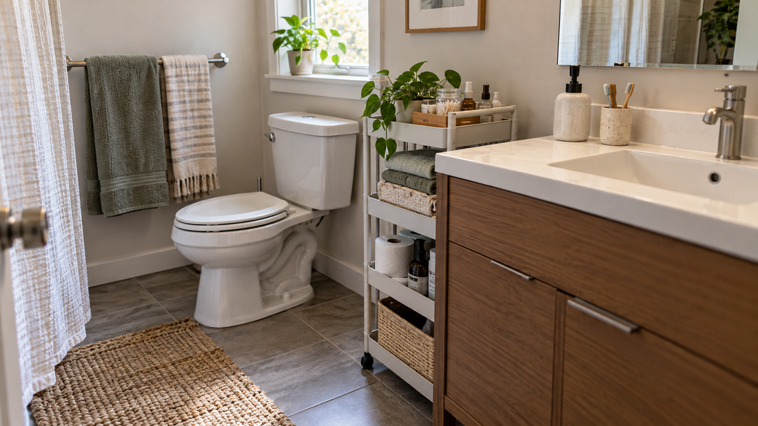 Home & Kitchen Organization Tips-SROYAS LLC-Sajeel Sarfraz-Buying Guide-SEO-small bathroom storage solutions