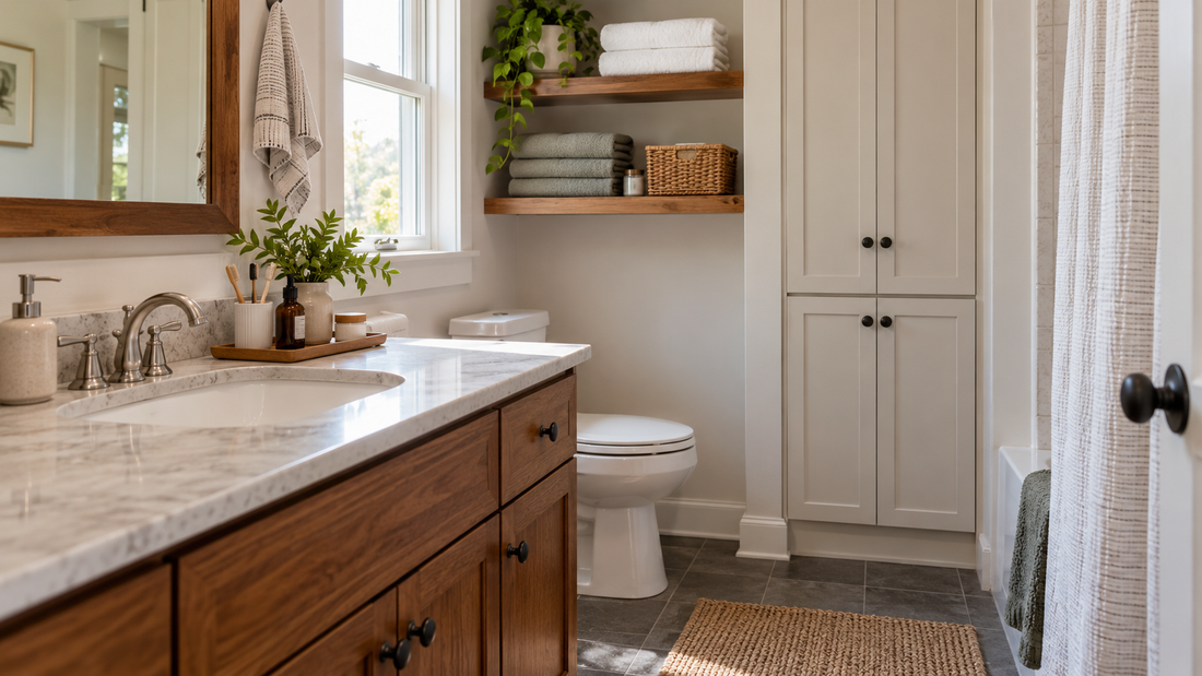 Home & Kitchen Organization Tips-SROYAS LLC-SROYAS-bathroom organization-bathroom storage-SEO-towel rack