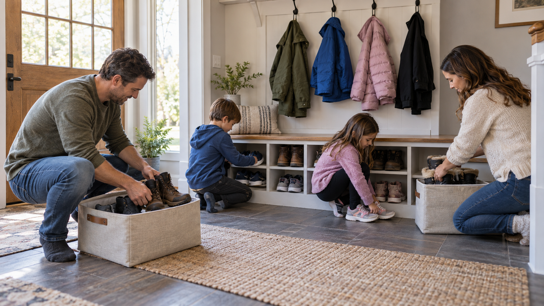 Home & Kitchen Organization Tips-SROYAS LLC-SROYAS-coat rack-entryway organization-SEO-shoe storage