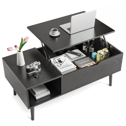 Lift Top Coffee Table with Hidden Storage – Modern Living Room Table-SROYAS 