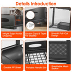 2 Pack of 2-Tier Pull-Out Under Sink Organizer with Sliding Baskets view 6 for bathroom organization and vanity storage