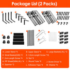 2 Pack of 2-Tier Pull-Out Under Sink Organizer with Sliding Baskets view 7 for bathroom organization and vanity storage