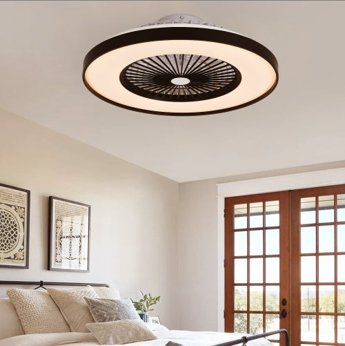 23-Inch Smart Ceiling Fan with RGB Light & Remote Control-SROYAS 
