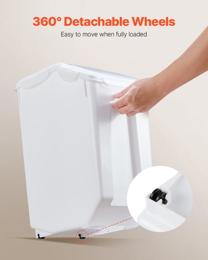 Airtight Food Storage Container Set – 15L & 20L BPA-Free Rice & Pet Food Bins (4-Pack)-SROYAS 