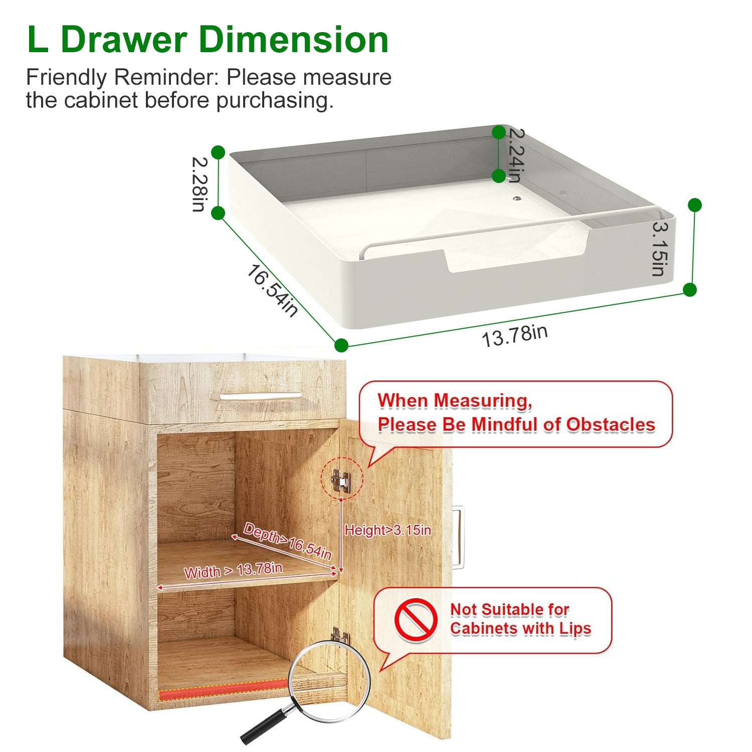 2Pcs Pull Out Cabinet Organizers Sliding Shelf view 4 for closet and bedroom storage