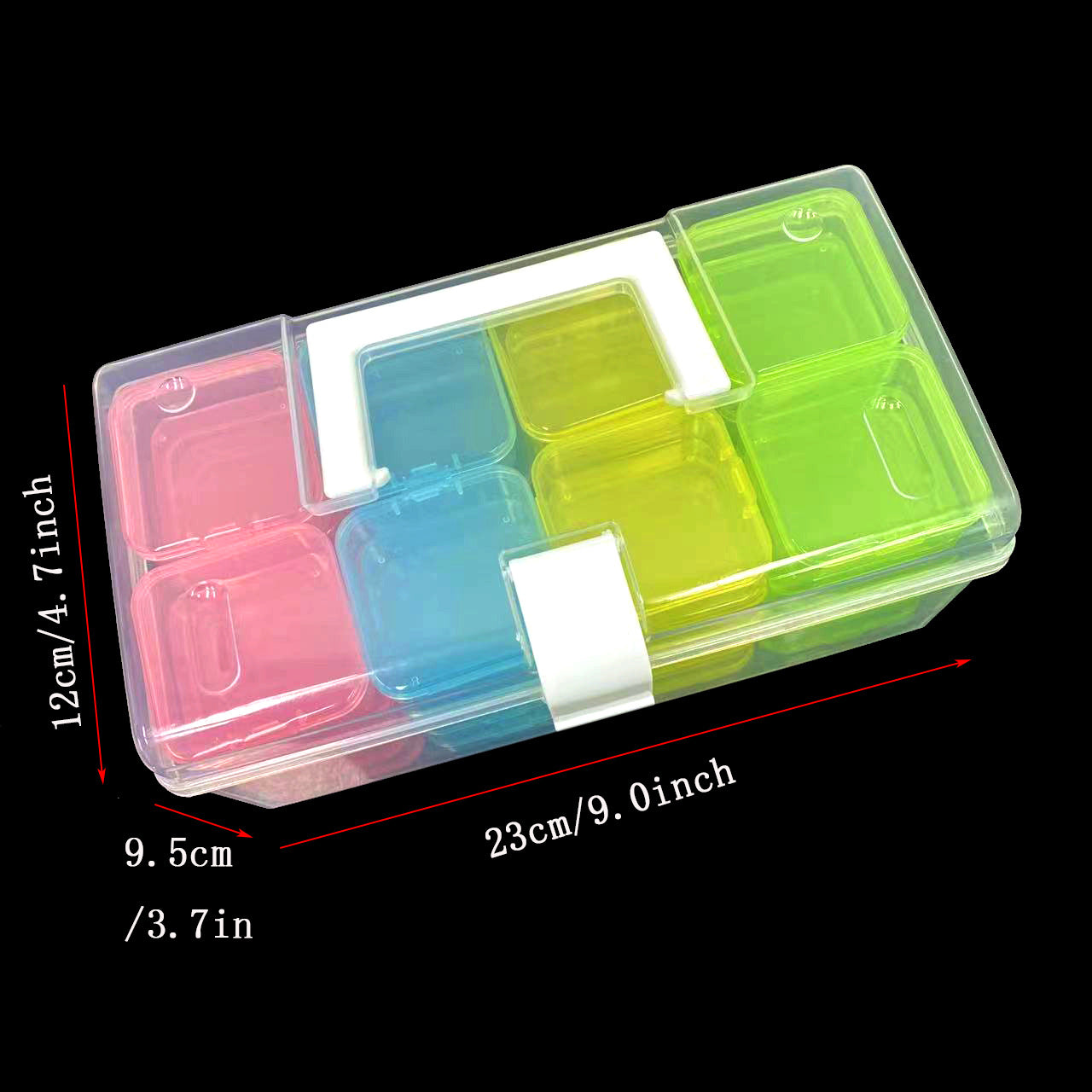 32-Grid Plastic Storage Box Organizer view 2 for closet and bedroom storage