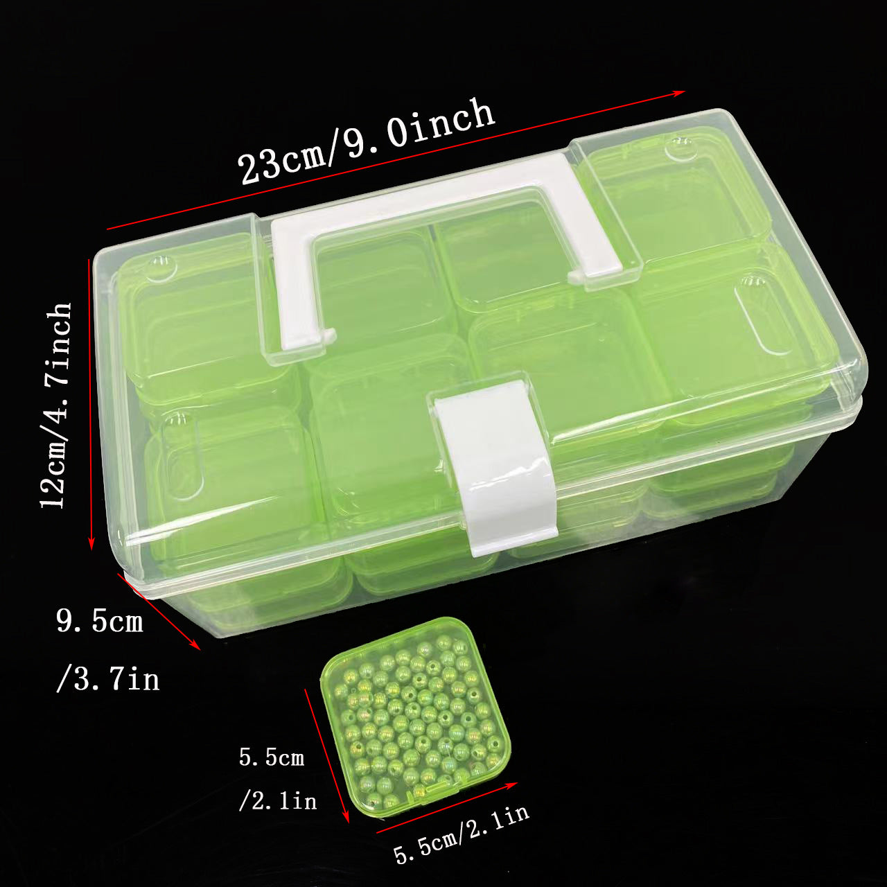 32-Grid Plastic Storage Box Organizer view 9 for closet and bedroom storage