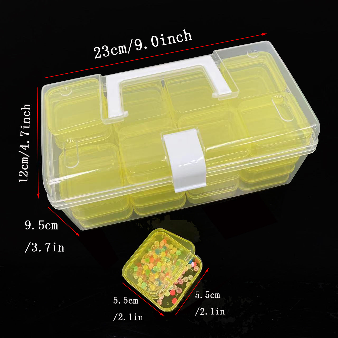 32-Grid Plastic Storage Box Organizer view 10 for closet and bedroom storage