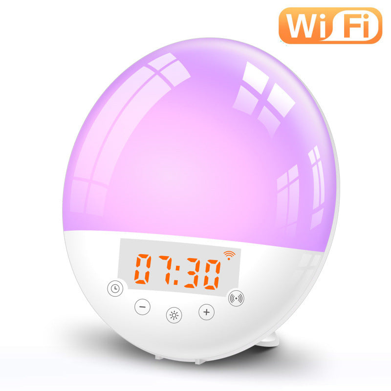 Smart Sunrise Alarm Clock with WiFi & Voice Control