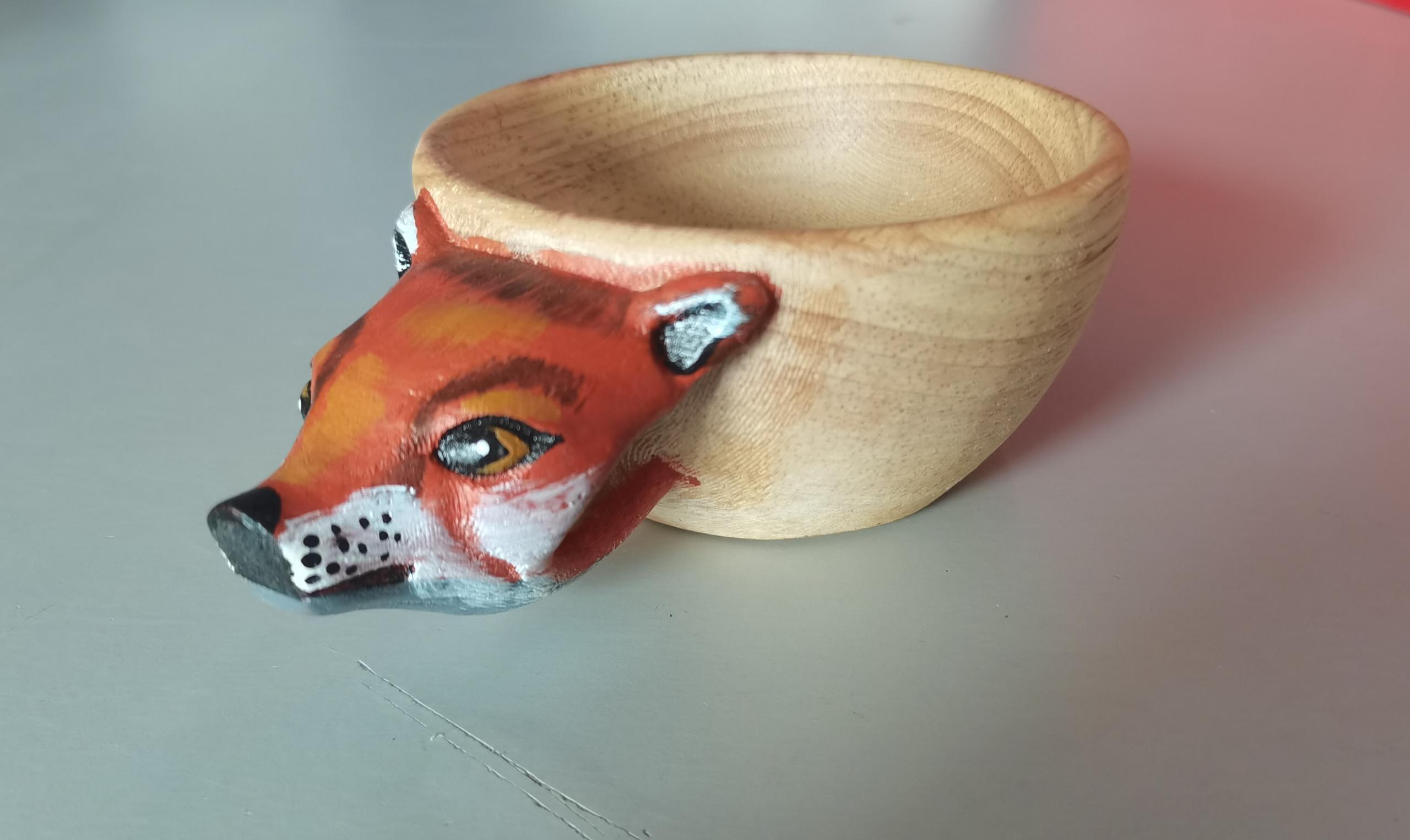 Hand Carved Wooden Mug - Unique Kuksa for Camping & Coffee-Home Essentials Products-SROYAS 