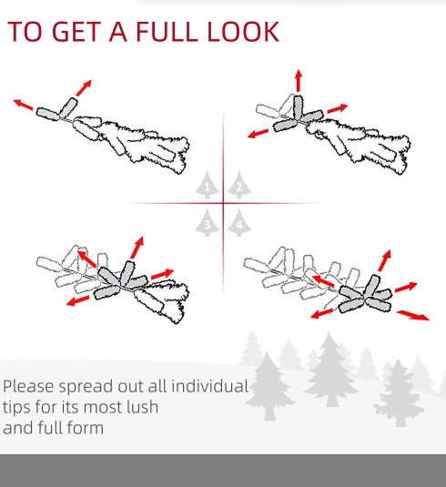 Artificial branch-shaping illustration
