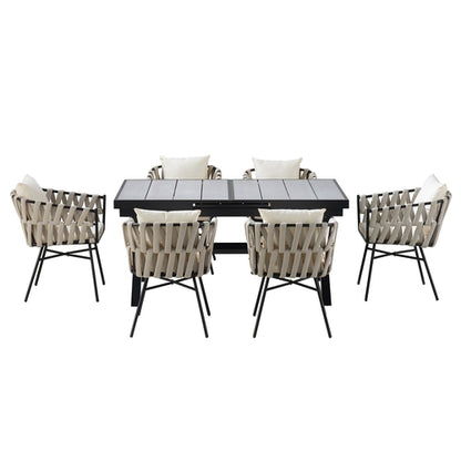 Discover unmatched flexibility in alfresco dining with six creatively