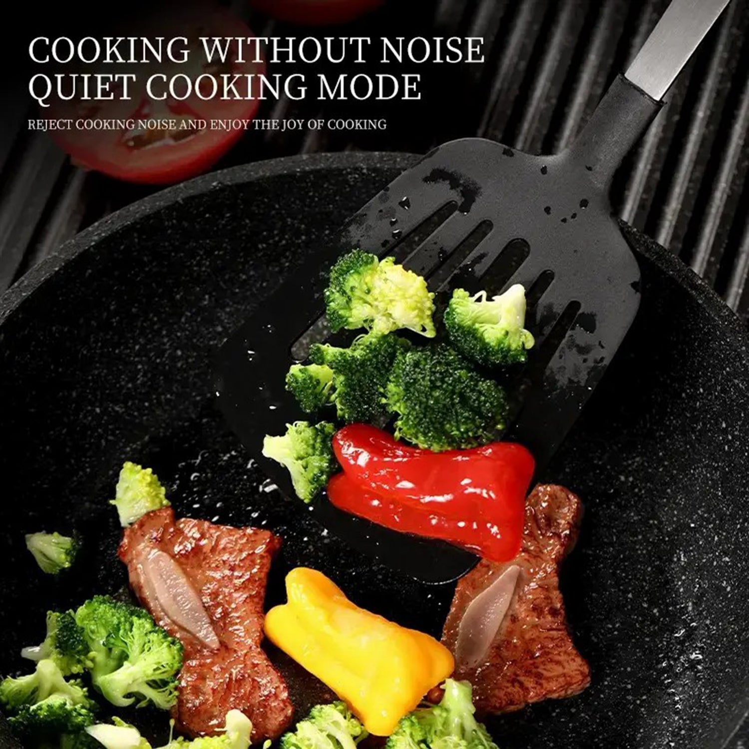 5-Piece Kitchen Utensil Set | Stainless Steel and Nylon, Heat-Resistant view 6 for kitchen organization and cabinet storage