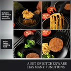 5-Piece Kitchen Utensil Set | Stainless Steel and Nylon, Heat-Resistant view 7 for kitchen organization and cabinet storage