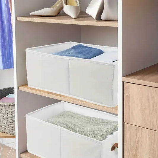 Foldable Clothes Storage Box – Wardrobe Organizer with Window-SROYAS 