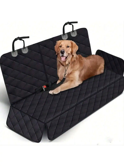 Waterproof Dog Car Seat Cover for Dogs – Pet Travel Carrier Mattress with Middle Seat Armrest