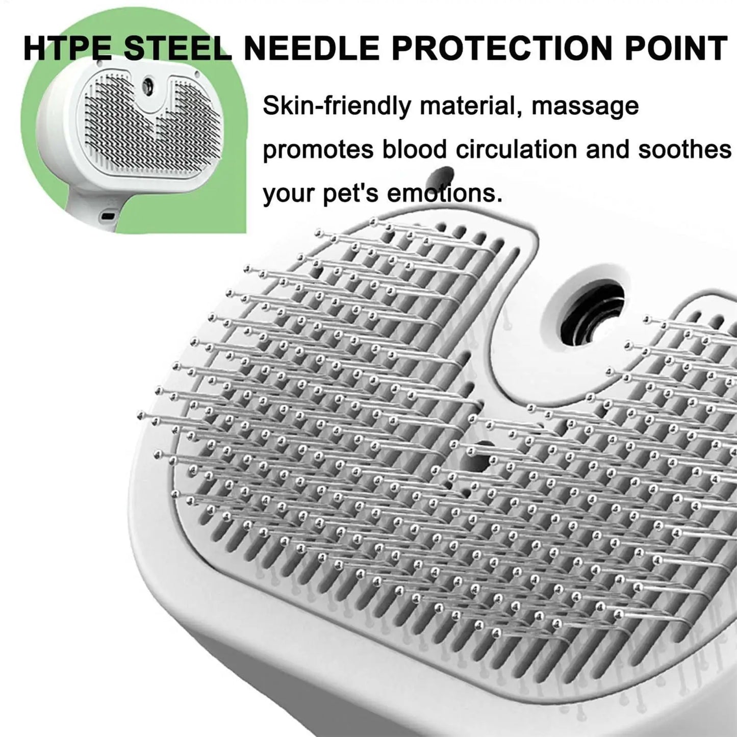 Pet Hair Remover Spray Comb – Floating Grooming Brush for Cats & Dogs