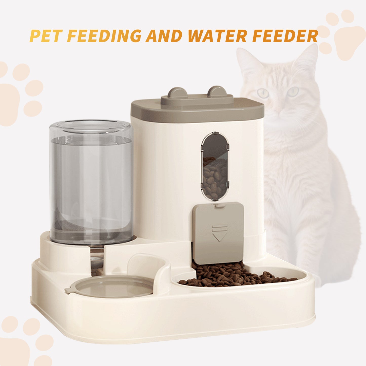 Automatic Pet Feeding System: Food & Water Dispenser-Pet Care Products-SROYAS 