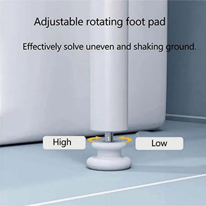 Screw-adjustable foot illustration