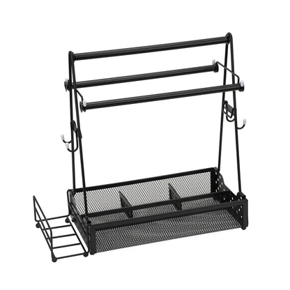 Metal Grill Utensil Caddy with Paper Towel Holder-SROYAS 