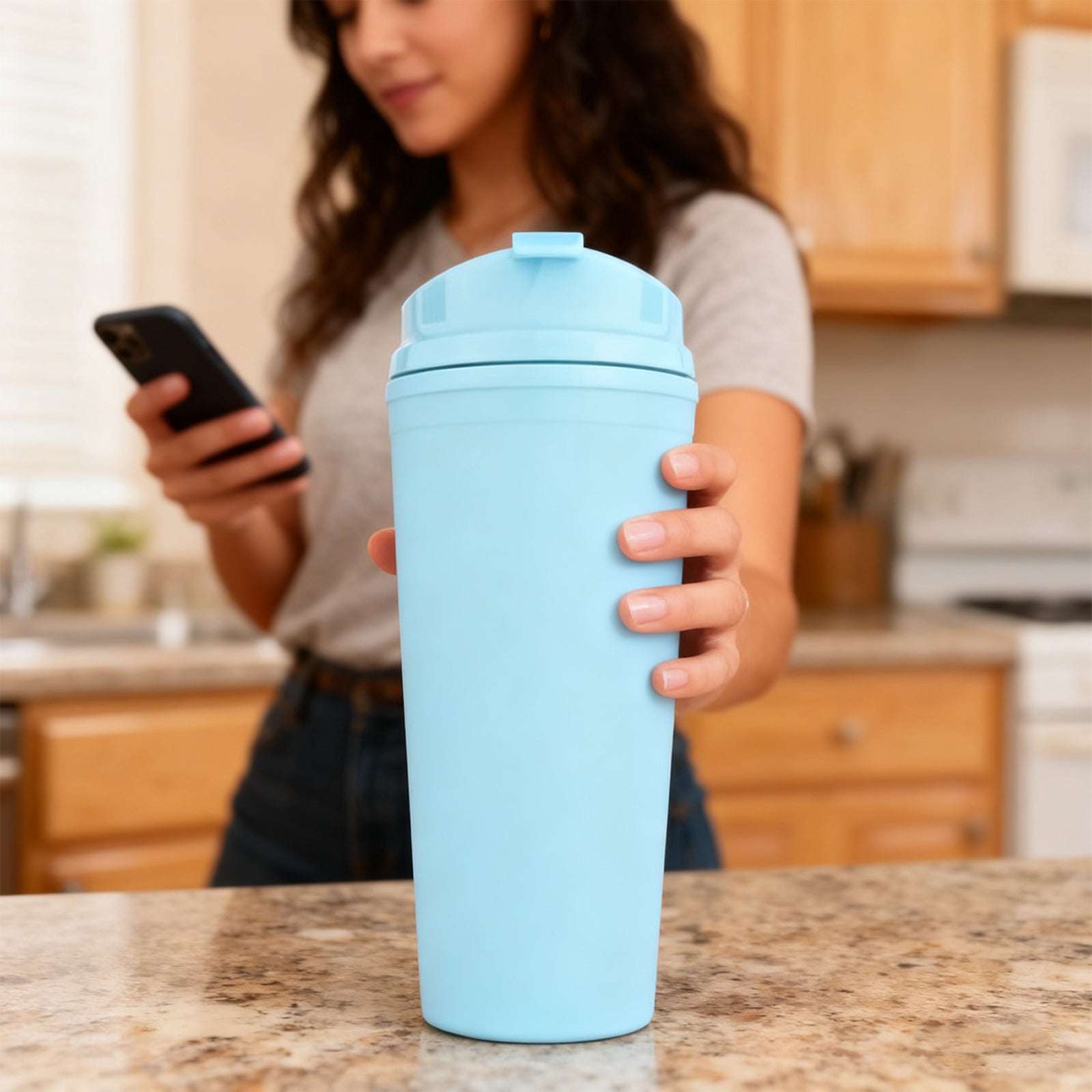 Coffee Cup 650ml-Blue view 4 for kitchen organization and cabinet storage