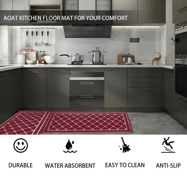 Cushioned Non-Slip Waterproof Kitchen Mat Rug view 6 for kitchen organization and cabinet storage