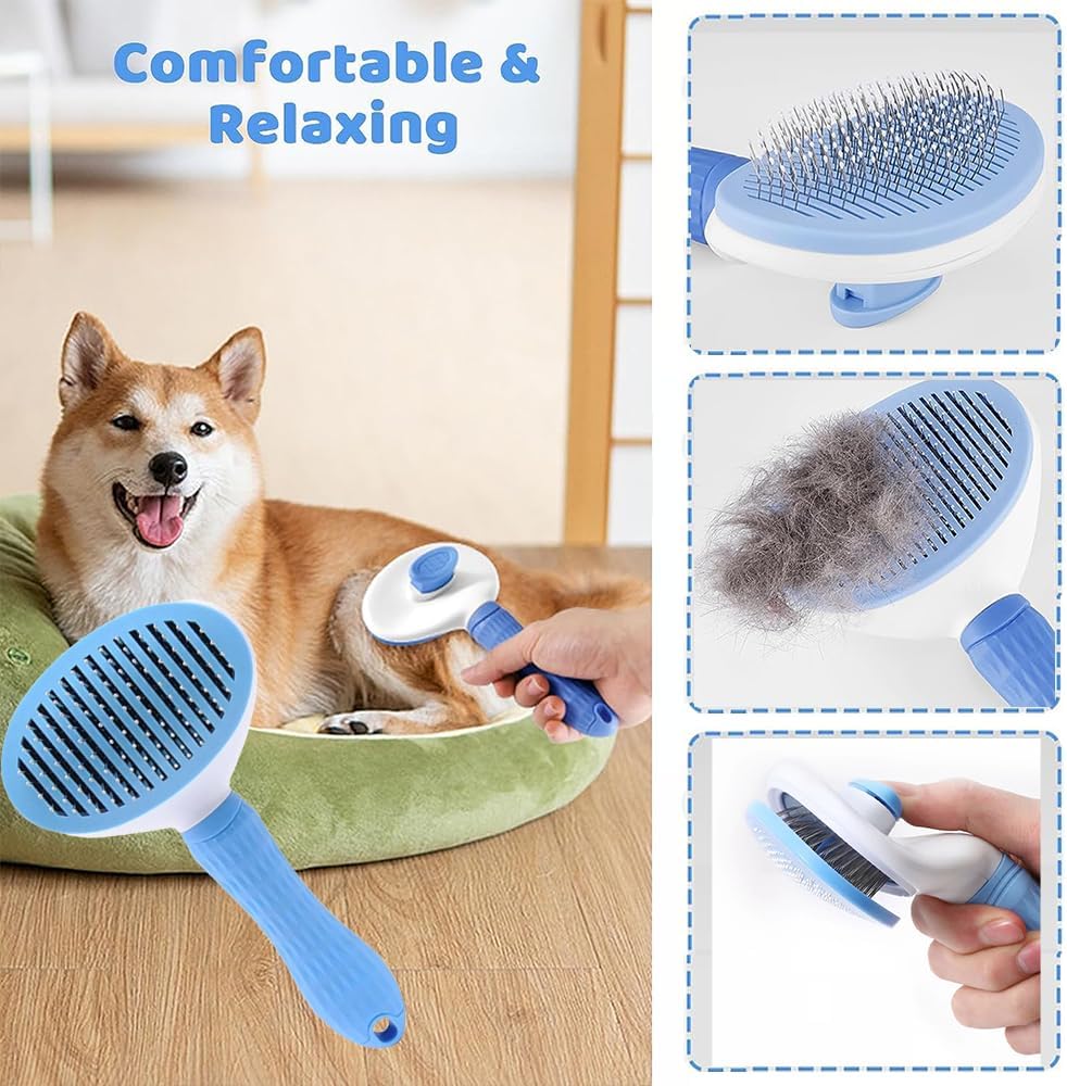7pcs Pet Grooming Kit - Self-Cleaning & Durable Tools-SROYAS 