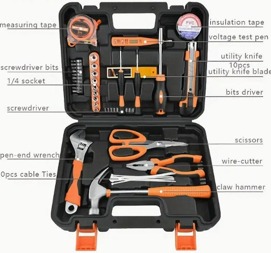 59-Piece Tool Set – Model STT-059 | Portable DIY Kit