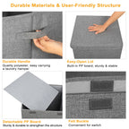 Foldable Laundry Hamper with Lid and Handles view 2 for laundry room organization and clothes storage