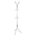 Freestanding Coat and Hat Rack with 8 Hooks view 2 for entryway organization and shoe storage