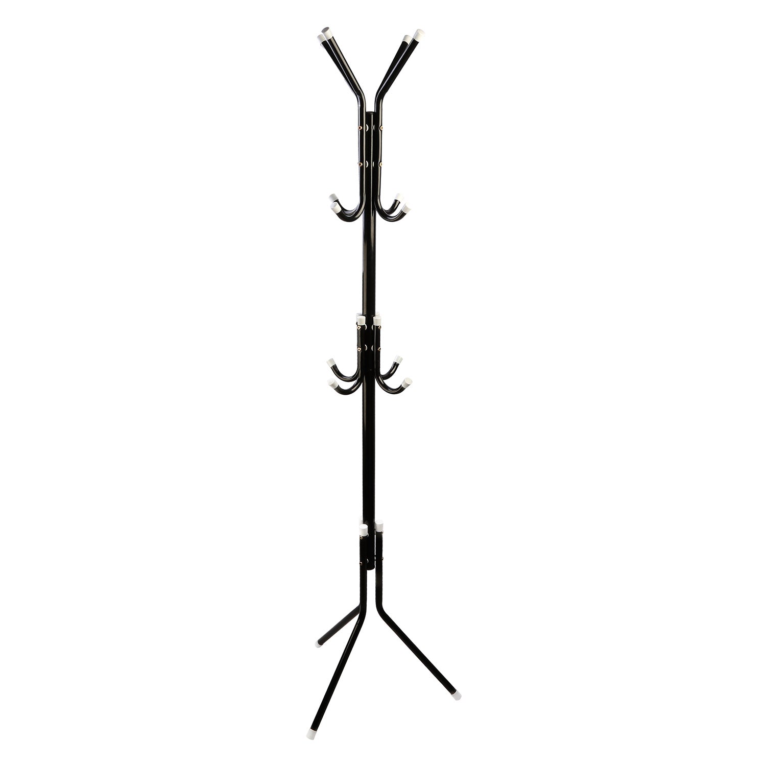 Freestanding Coat and Hat Rack with 8 Hooks view 6 for entryway organization and shoe storage