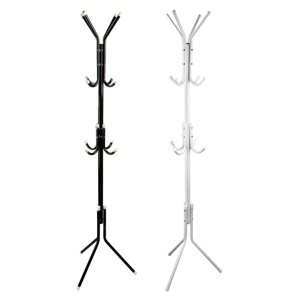 Freestanding Coat and Hat Rack with 8 Hooks view 10 for entryway organization and shoe storage