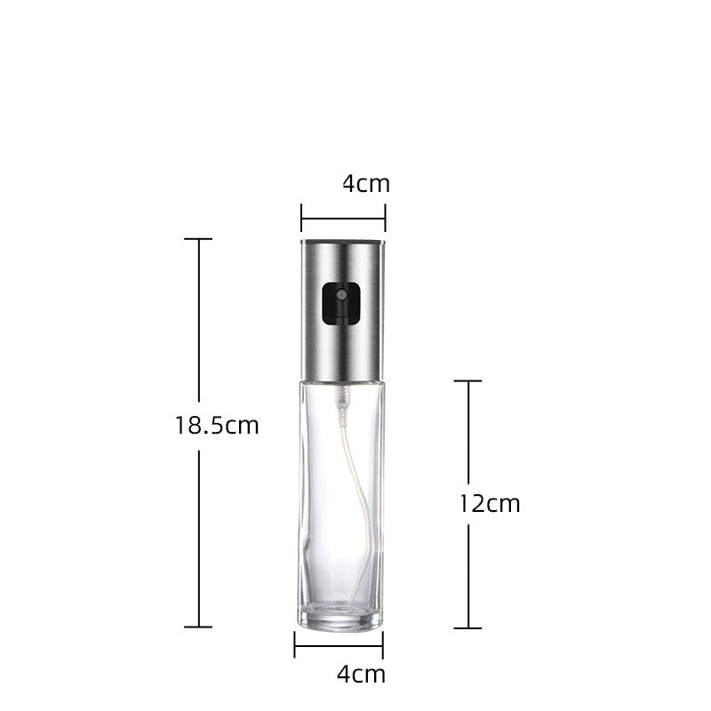 Glass Kitchen Seasoning Condiment Bottle view 2 for kitchen organization and cabinet storage