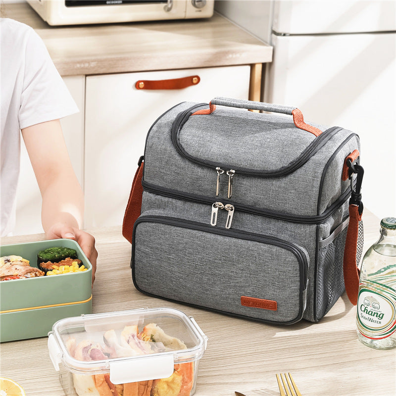 Insulated Lunch Bag Ice Pack Cooler for pantry food storage and kitchen organization