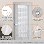 Over-Door 24-Pocket Hanging Shoe Organizer view 7 for entryway organization and shoe storage