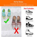 Over-Door 24-Pocket Hanging Shoe Organizer view 9 for entryway organization and shoe storage