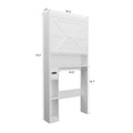Over-Toilet Farmhouse Storage Cabinet with Doors view 4 for bathroom organization and vanity storage