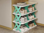 9-Tier Stackable Shoe Rack | Vertical Space-Saving Shoe Organizer for Entryway & Closet-SROYAS 