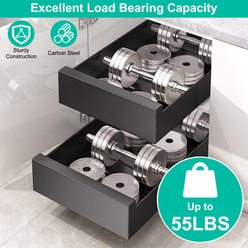 Pull Out Cabinet Organizer Slide Out Drawer view 2 for closet and bedroom storage