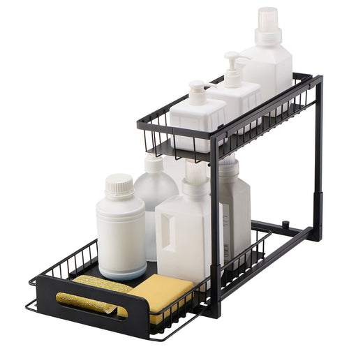 Pull-Out Cabinet Under Sink Organizer for bathroom organization and vanity storage