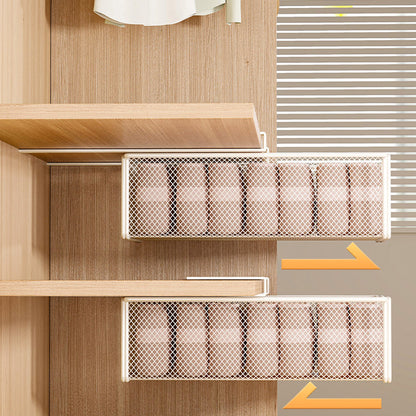 Under-shelf basket sliding-access illustration