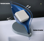 Sink Soap Holder with Suction Cup view 2 for bathroom organization and vanity storage