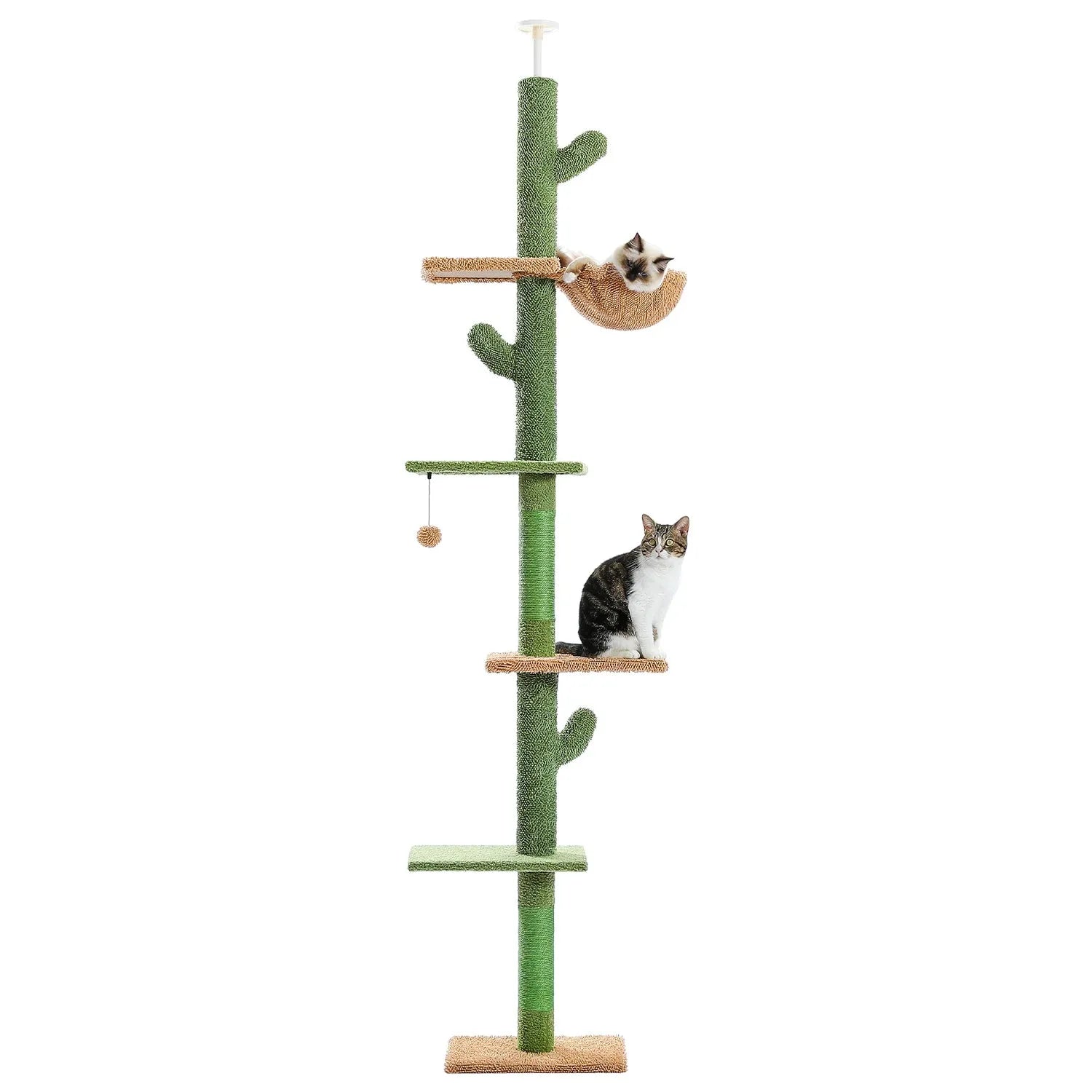 5-Tier Indoor Cat Climbing Tree - Cactus Cat Tower--SROYAS 