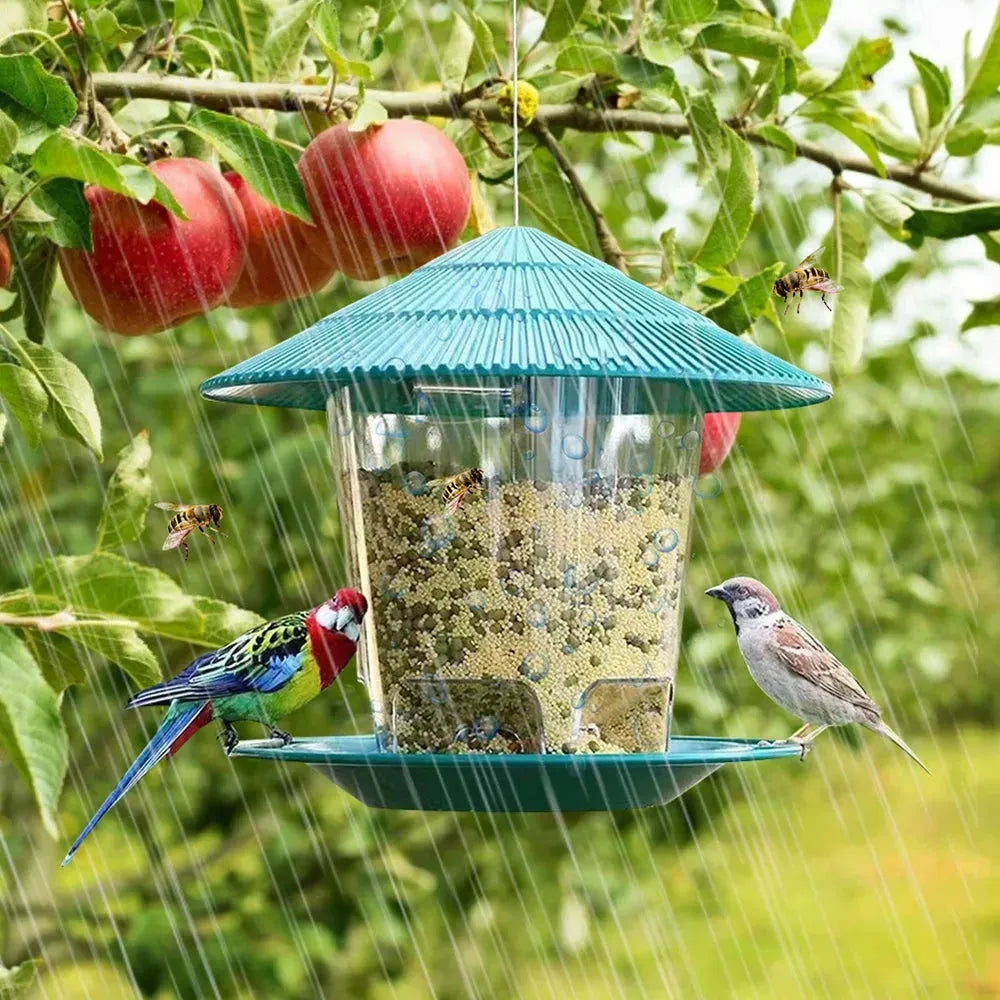 Automatic Bird Feeder – Durable Outdoor Seed Dispenser-SROYAS 