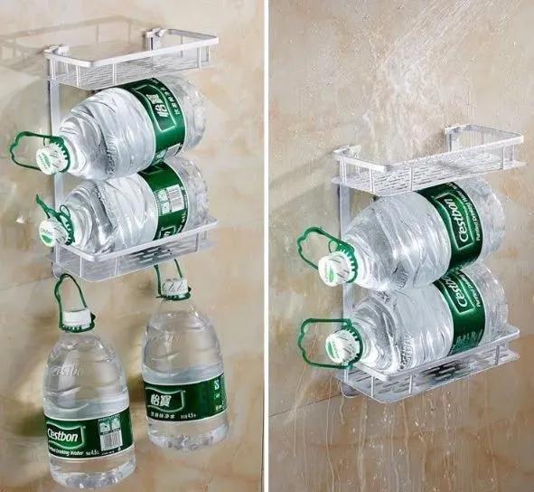 3-Layer Aluminum Corner Shelf - No-Drill Bathroom Rack for bathroom organization and vanity storage - SROYAS