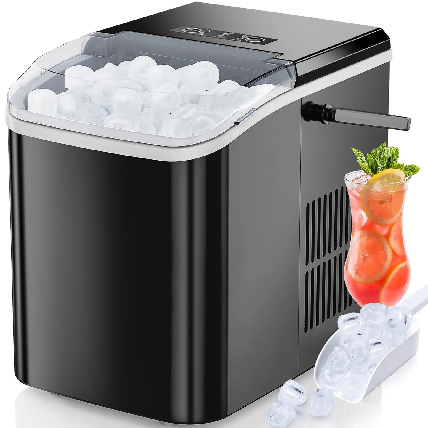 Portable Countertop Ice Maker - Fast & Convenient Ice-Home Essentials & Decor-SROYAS 