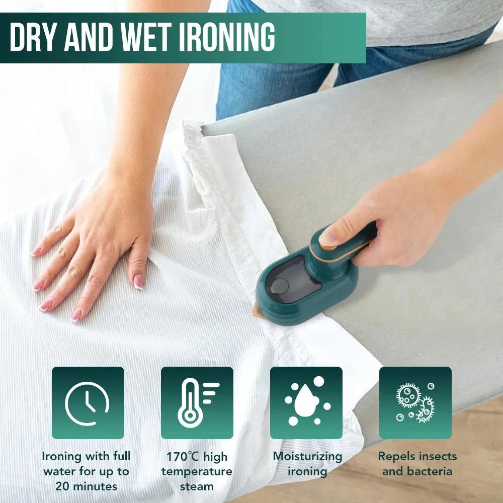 Portable Steam Iron - Mini Rotating Handheld Steamer-SROYAS 