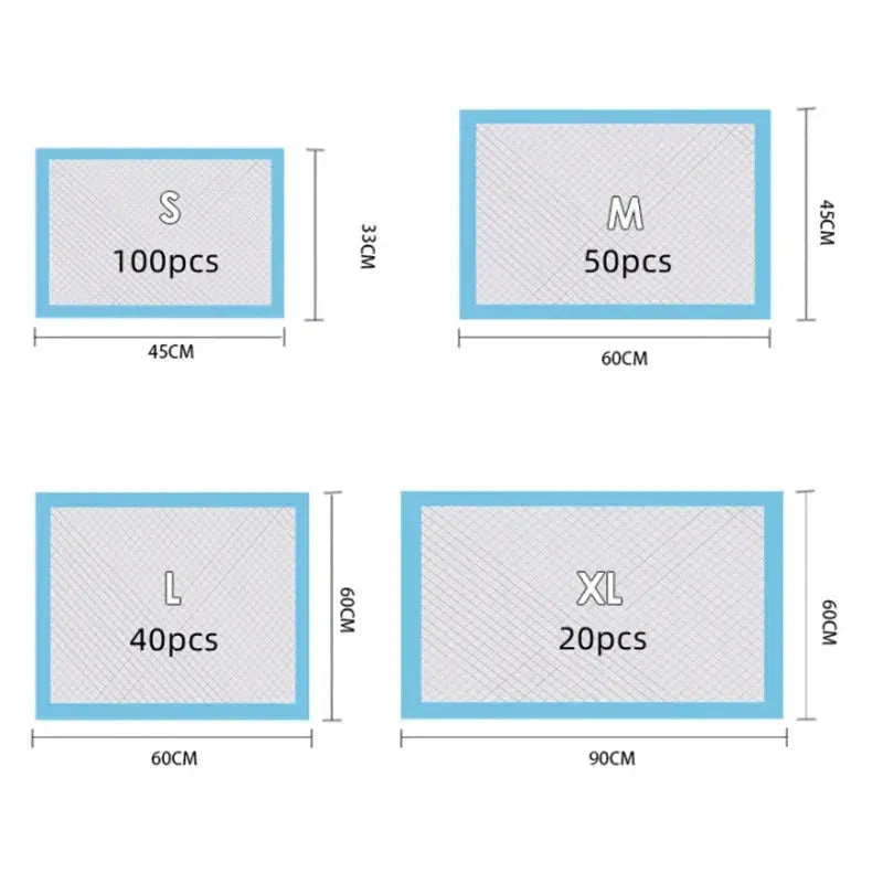 Super Absorbent Disposable Pet Training Pads for Dogs & Cats--SROYAS 